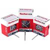 fischer FPF Power-Fast II 670103 - Viti per legno truciolare, 3,5 x 35 mm, testa cilindrica con stella interna TX completamente filettate, zincate blu passivate, confezione da 200
