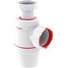Wirquin 30722154 - Sifone per lavabo Neo D40, zero perdite, bianco