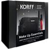 Korff Make Up Essential Labbra Idratate E Ciglia Dal Volume Intenso Cofanetto Con Mascara Iconic Volume 9,1ml + Lip Gloss 05 Spice 4ml + Pochette Nera