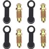 Briny River 4 viti di scarico M8 x 1,25 compatibili con Yamaha YZF R1 1996-2004
