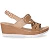 INBLU Sandalo In Ecopelle Zeppa Platino - Donna - Platino