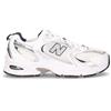 NEW BALANCE 530 Sneaker In Ecopelle E Tessuto Bianco Argento - Donna - Bianco Argento