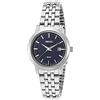 Seiko Orologio da donna Seiko SilverTone SS quadrante blu navy SEIKO-SUR829P1