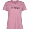 CMP T-shirt girocollo con logo Fard da donna