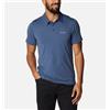 Columbia Polo Tech Trail Dark Mountain Heather da uomo