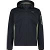 CMP Giacca in Light Softshell con cappuccio staccabile Antracite/Salvia da Uomo