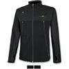 Astrolabio Maglia Running Full Zip Nera da Uomo