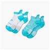 Brooks Calzini Ghost Lite No Show 2 Paia Strobe Blue/White/Blue