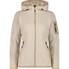 CMP Pile pesante Knit-Tech mélange Bianco Gesso da Donna