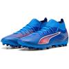 Puma Ultra 6 Match+ MG Blue/White/Glowing Red da Uomo
