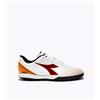 Diadora Pichichi 7 TFR da Calcetto Bianco/Rosso/Arancio da Uomo