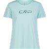CMP T-shirt girocollo con logo Opale da donna