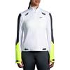 Brooks Run Visible 1/2 Zip White/Asphalt/Nightlife