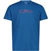 CMP T-Shirt girocollo con logo Pacific da Uomo