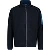 CMP Pile da uomo Kit-tech Jacquard con Motivo a Rombo Blue Petrol