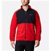 Columbia Giacca in pile Sage Peak Full Zip Sair Red/Black da Uomo