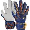 Reusch Guanti Attrackt Solid Premium Blue/Gold da Uomo