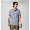 Columbia Polo Tech Trail Utility Collegiate Navy Heather da Uomo