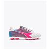 Diadora Brasil Elite Veloce GR LPU Bianco/Rosa Fluo/Azzurro Ciano da Uomo