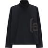 CMP Lupetto con Maxi Logo Nero da Uomo