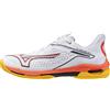 Mizuno Wave Exceed Tour 6 Clay White/Fiery Coral2/Citrus