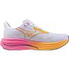 Mizuno Wave Rider 29 Hanabi White/Tang Orange/Pink Tetra da Uomo