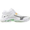 Mizuno Wave Lightning Z8 Mid White/Black/Frozen Emerald