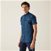 Regatta Camicia Travel Packaway Moonlight Denim da Uomo