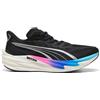 Puma Deviate Nitro 4 Black/Flat Dark Gray/Silver da Uomo