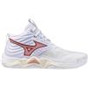 Mizuno Wave Momentum Elite Mid White/Rose Elegance/Lava Falls da Donna