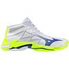 Mizuno Wave Lightning Elite Mid White/Lightning Yellow/Dazzling Blue