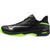 Mizuno Wave Exceed Court Padel Black/Foliage Green/Glowing Ap da Uomo