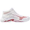 Mizuno Wave Lightning Elite Mid White/Rose Elegance/Lava Falls da Donna