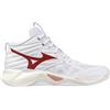 Mizuno Wave Momentum Pro Mid White/Rose Elegance/Lava Falls
