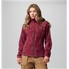 Columbia Giacca stampata in Pile Benton Springs Rich Wine Flowfalls da Donna