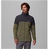 Columbia Pile Basin Trail III Full Zip Stone Green/Shark da Uomo