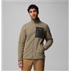 Columbia Giacca in Pile bouclé Jasper Ridge Stone Green/Greenscape da Uomo
