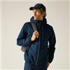 Regatta Giacca Shorebay Waterproof Shell Navy/Tigerlilly Orange da Uomo