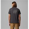 Columbia T-Shirt con grafica Parsons Point Black/Splatter Gem da Uomo