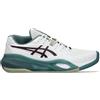 Asics Gel Resolution X Clay White/Dark Aubergine da Uomo