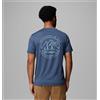 Columbia T-Shirt con grafica Parsons Point Collegiate Navy/Linear Peaks da Uomo