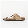 Birkenstock Gizeh Big Buckle Natural Leather Patent Women High-Shine New Beige