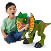 Fisher-Price Imaginext Jurassic World - Dinosauro interattivo Dilophosaurus 66 cm luci e suoni