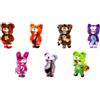 Kimmon Serie Orso Ribelle Trova Una Borsa Cieca Figure Giocattolo Peluche Colorato Anime