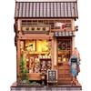 Cutebee Negozio di Kimono Sakura O - Kit per casa in miniatura fai-da-te con LED