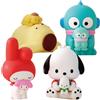 Takara Tomy Sanrio Twinchees, mini figure di Hello Kitty e Friends, "My Cuddly Buddy", 5 cm, confezione sorpresa, espositore (24 pezzi)