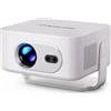 StarTech Proiettore HY300MAX - Mini proiettore LED - 400 lumen ANSI - Ingresso 8K, risoluzione nativa 720p - WiFi 6, Bluetooth 5.4 - Autofocus, correzione automatica della distorsione, portatile