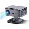 StarTech Proiettore smart Android 12 - Sistema home cinema 4K - Full HD 1920x1080 - 40000 lumen, 2000 ANSI - Messa a fuoco automatica e correzione trapezoidale - Dimensioni diagonali dell'immagine da 102 a 762 cm - 2 GB di RAM, 64 GB di memoria