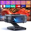 StarTech Proiettore 4K HD - Mini proiettore per home cinema - 800 lumen ANSI - Full HD 1080p, supporto 4K/8K - WiFi 6, Bluetooth - Android 12, messa a fuoco automatica, rotazione a 360°, spina EU
