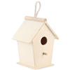 Generico Casetta per uccelli appesa Scaldavivande e box di riposo Accessori animali domestici in legno con design ingresso facile